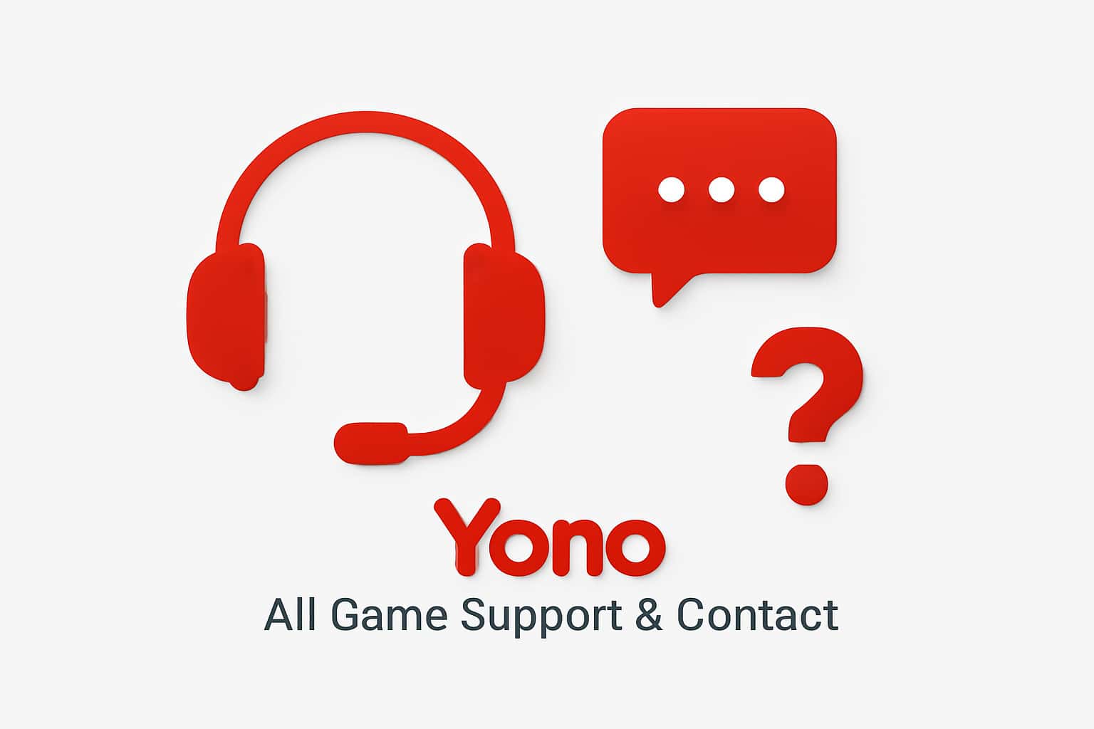 Yono All Game Support & Contact Interface