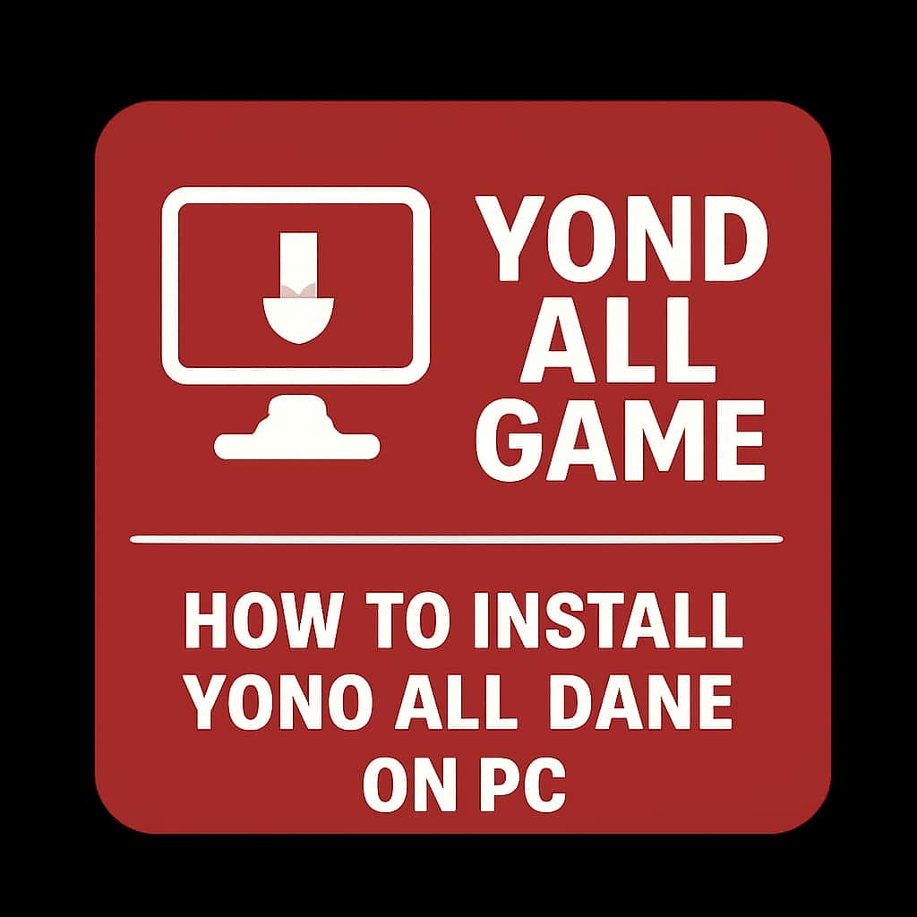 An icon representing the installation guide for Yono All Game on PC.