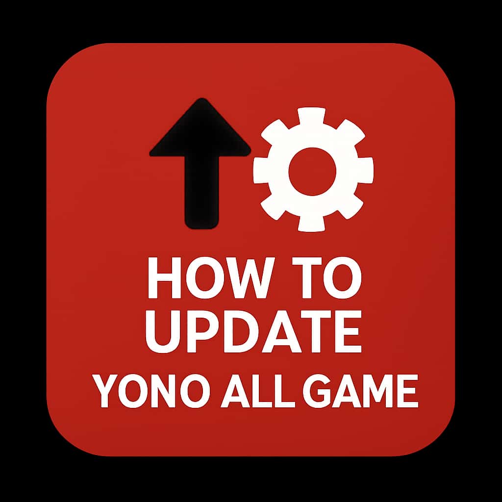 Icon representing the guide to updating Yono All Game.