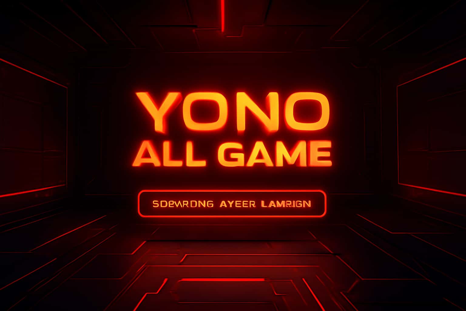 Futuristic gaming backdrop