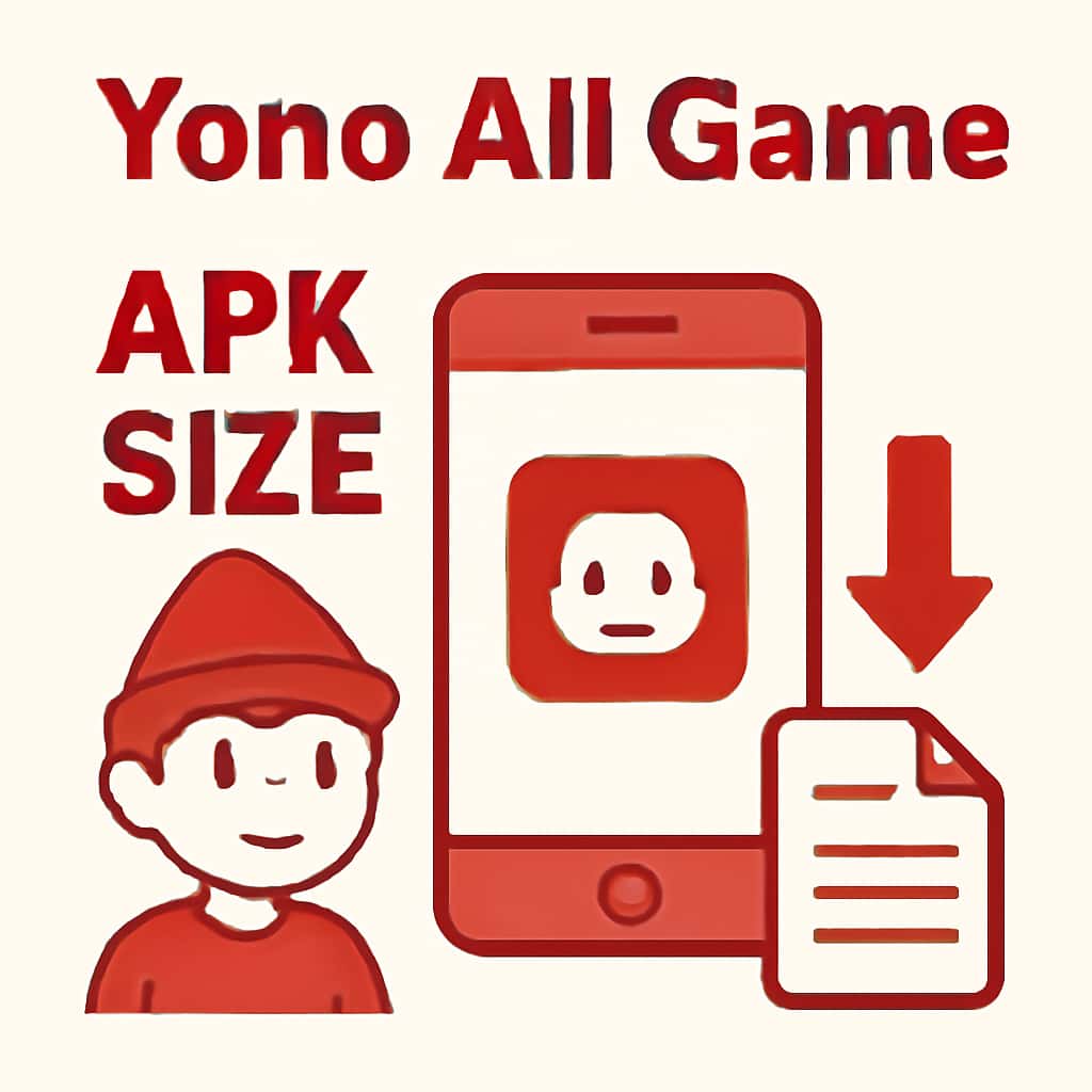 Illustration of Yono All Game APK Size Information