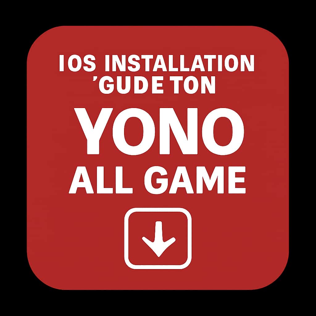 Icon representing the iOS Installation Guide for Yono All Game.
